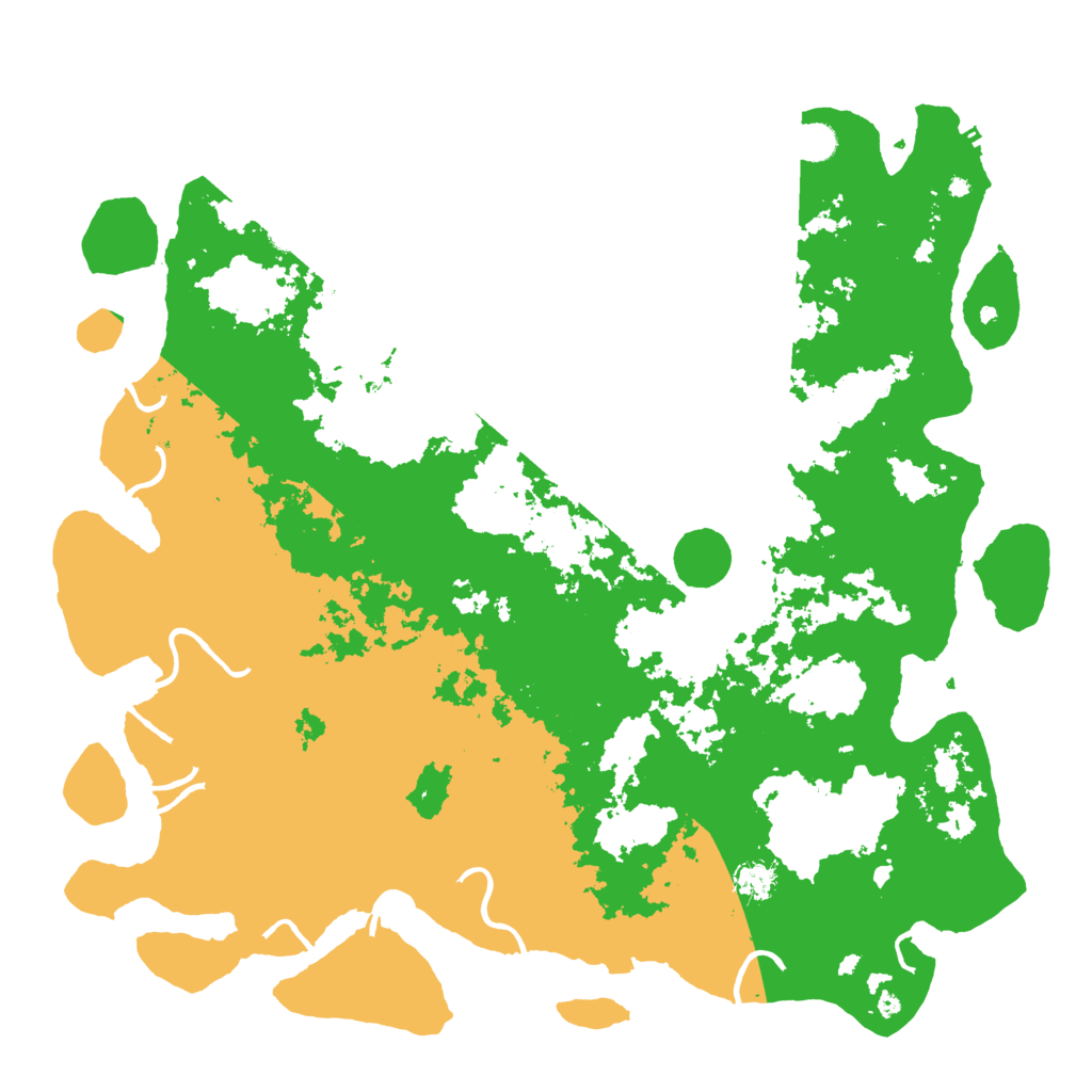 Biome Rust Map: Procedural Map, Size: 5000, Seed: 652880010