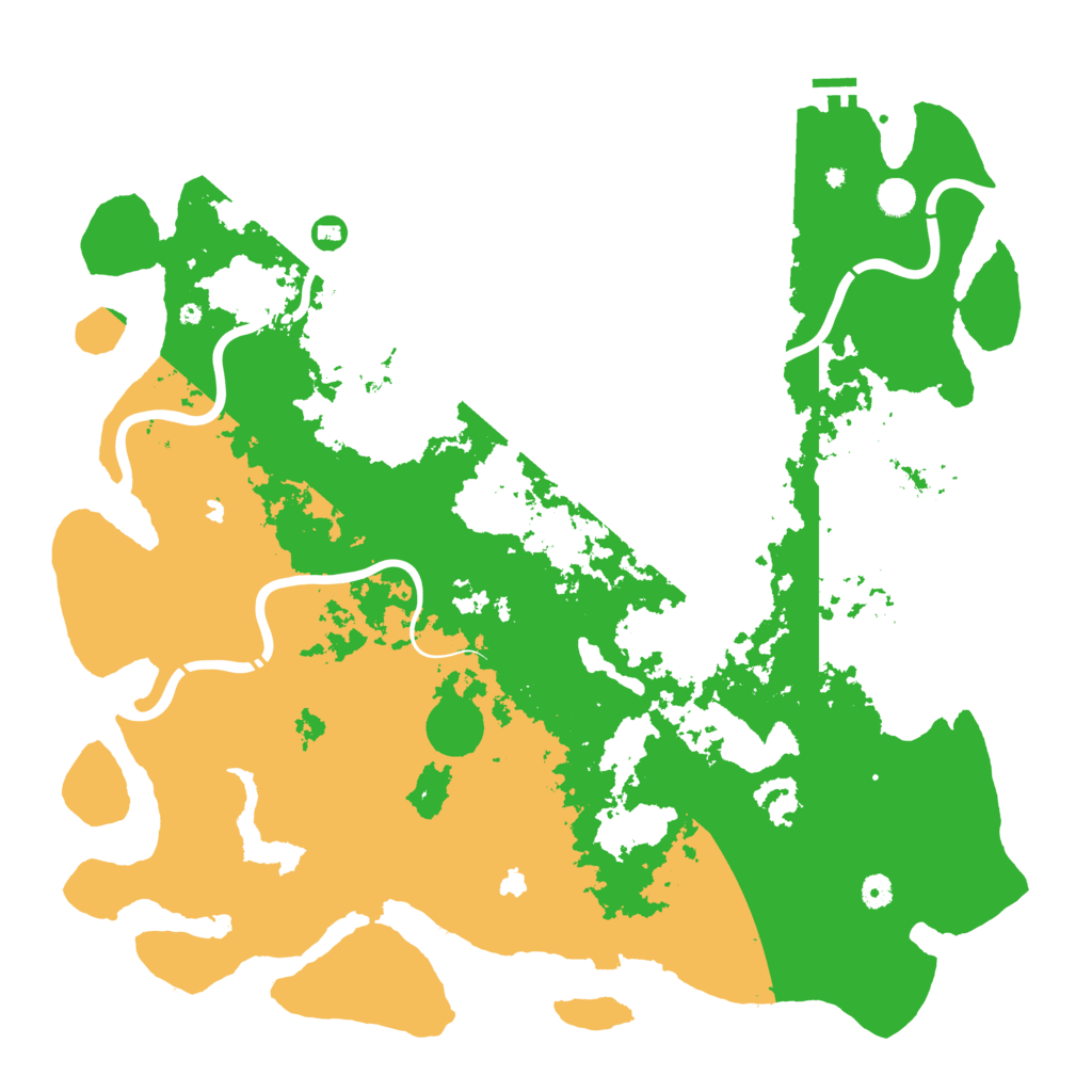 Biome Rust Map: Procedural Map, Size: 5000, Seed: 652880010