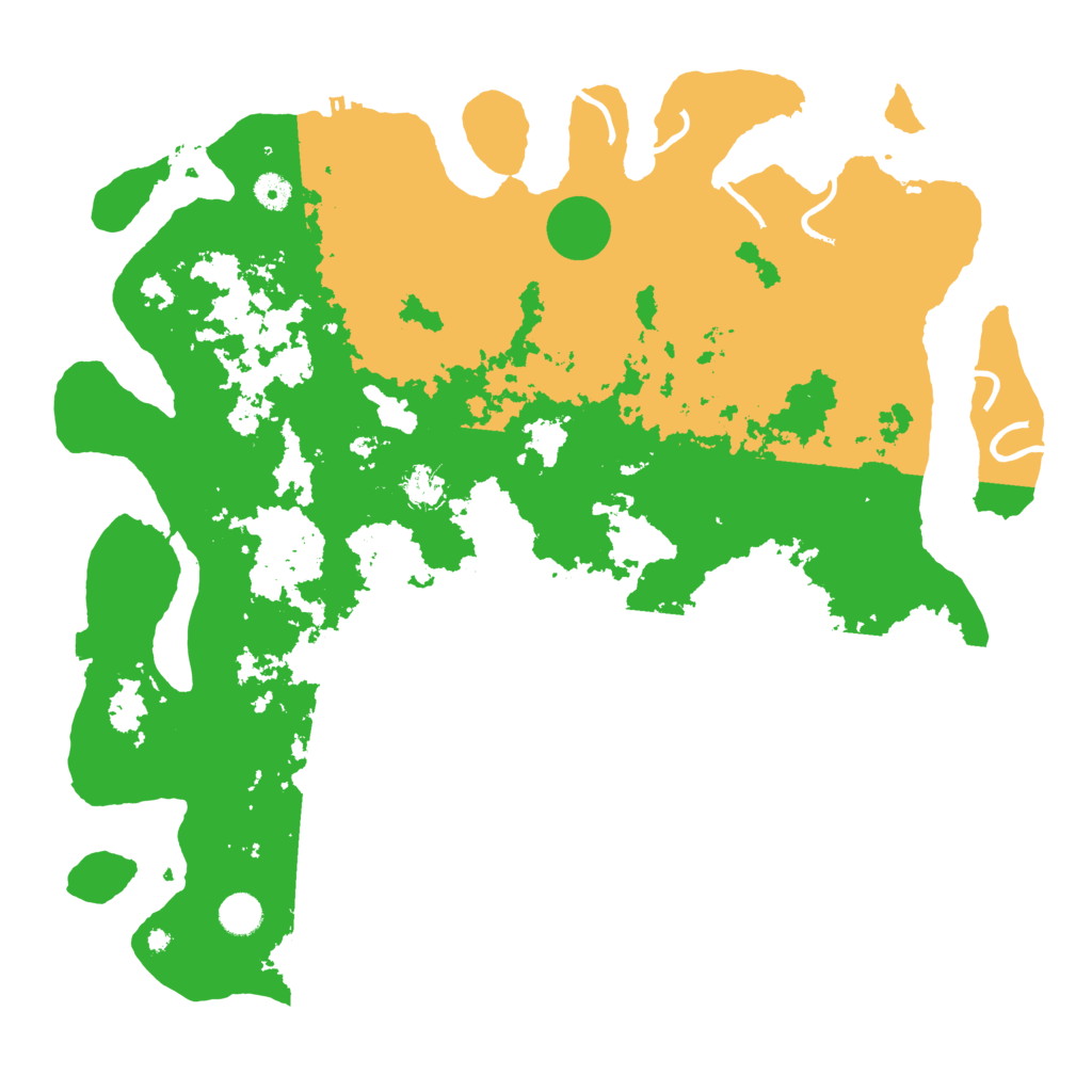 Biome Rust Map: Procedural Map, Size: 4500, Seed: 745126