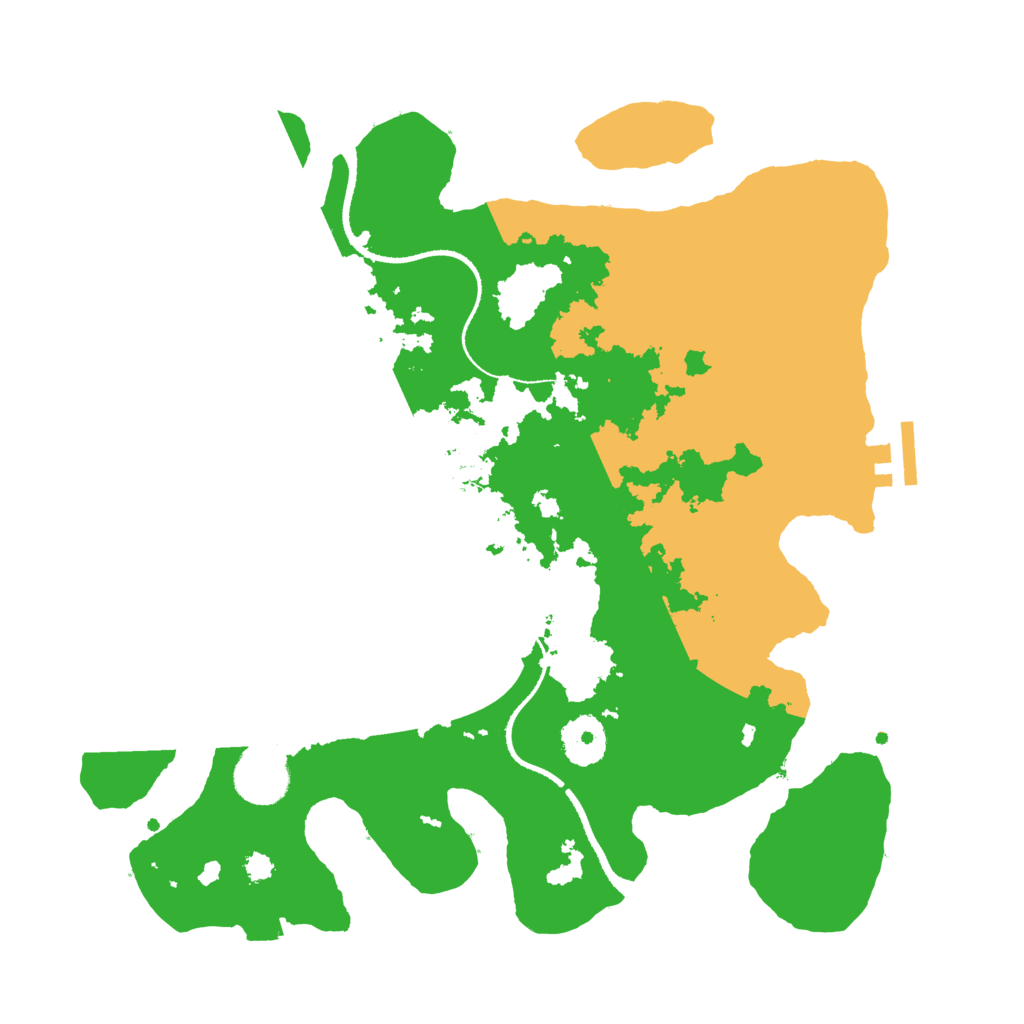 Biome Rust Map: Procedural Map, Size: 3250, Seed: 1110700880