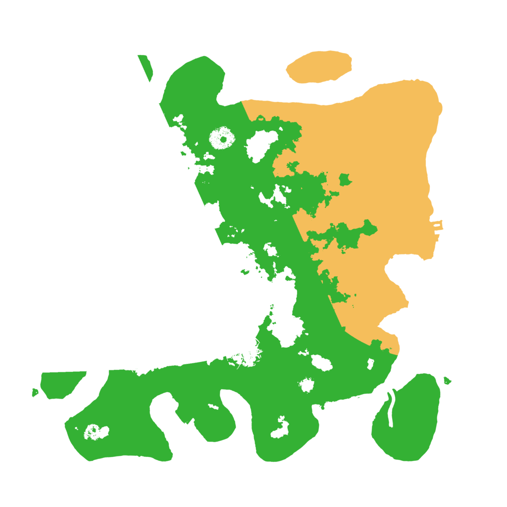 Biome Rust Map: Procedural Map, Size: 3250, Seed: 1110700880