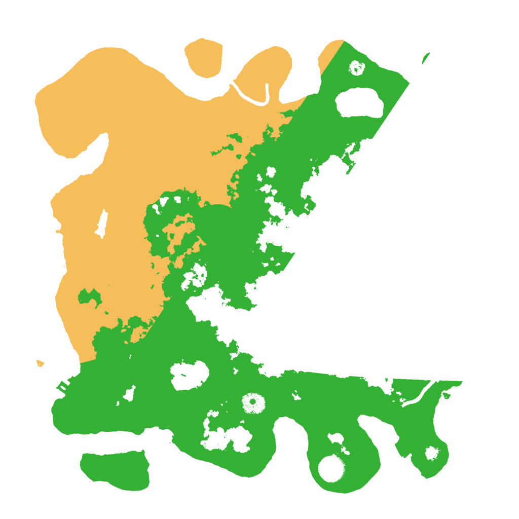 Biome Rust Map: Procedural Map, Size: 3500, Seed: 667500330