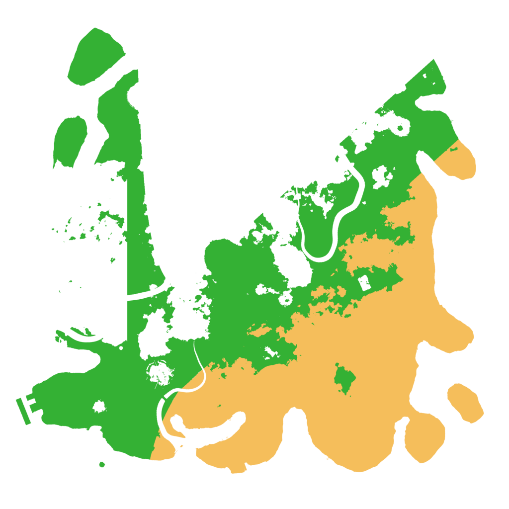 Biome Rust Map: Procedural Map, Size: 3750, Seed: 585826624