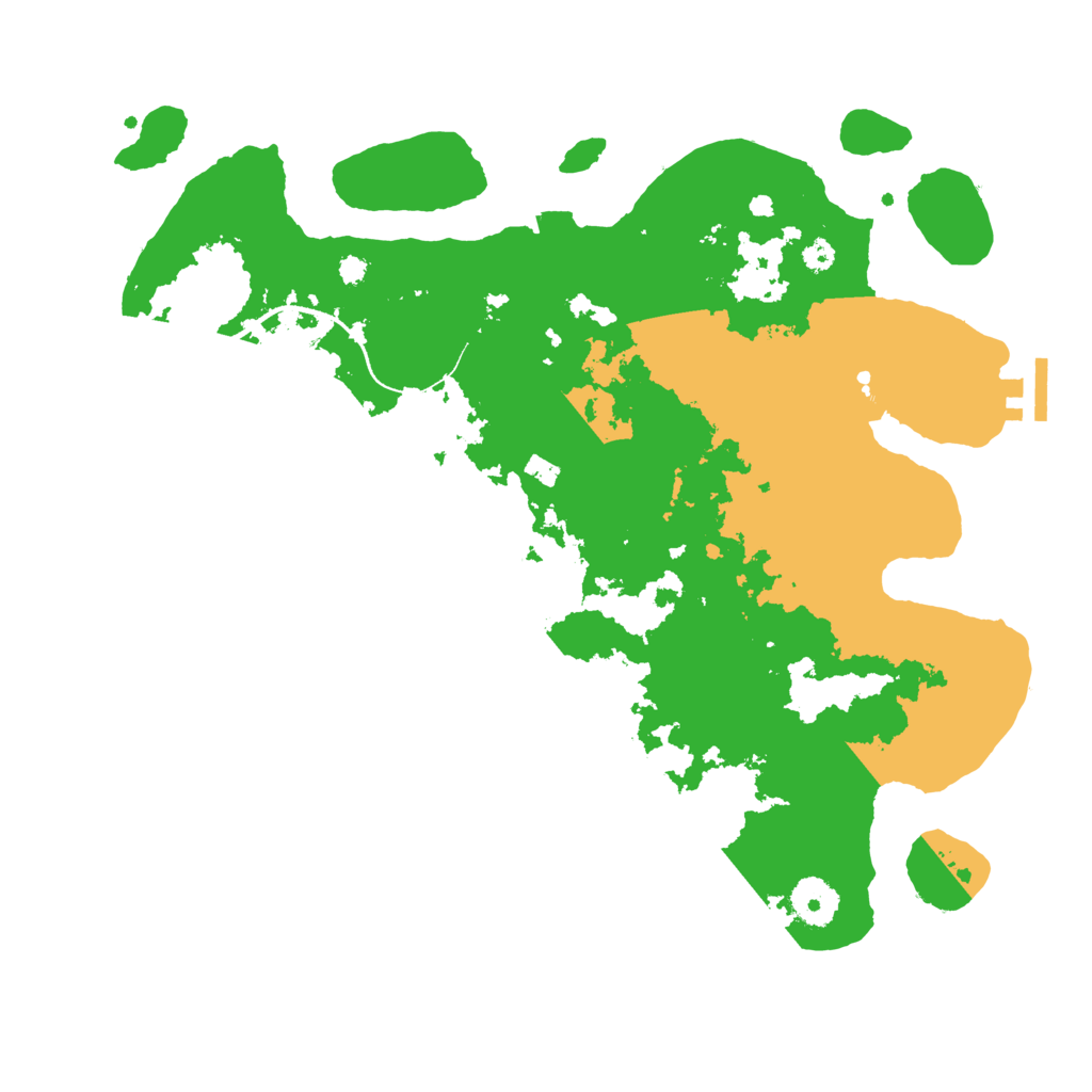 Biome Rust Map: Procedural Map, Size: 3500, Seed: 1041834225