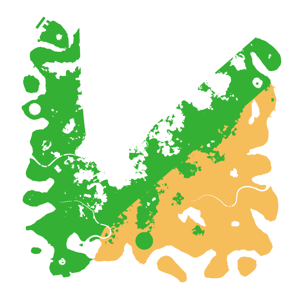 Biome Rust Map: Procedural Map, Size: 4500, Seed: 1205246175