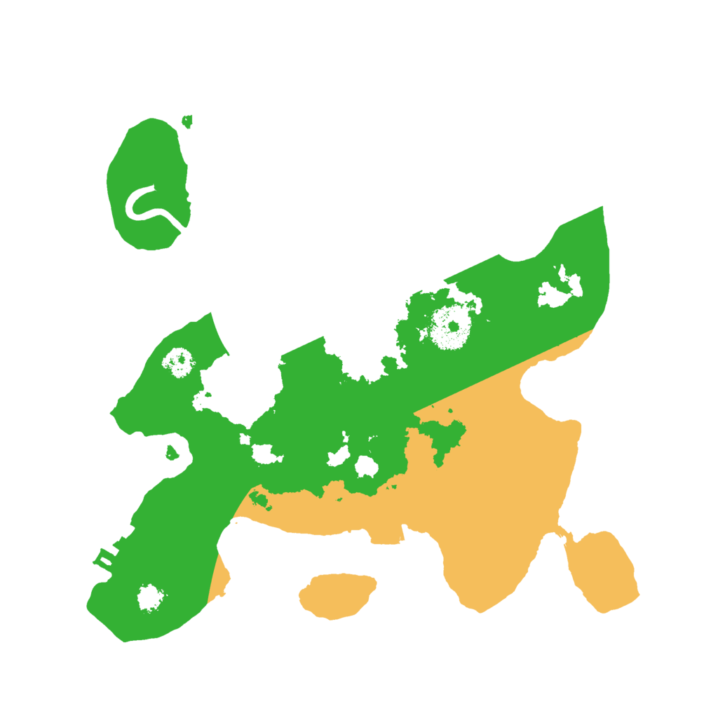 Biome Rust Map: Procedural Map, Size: 2500, Seed: 91336931