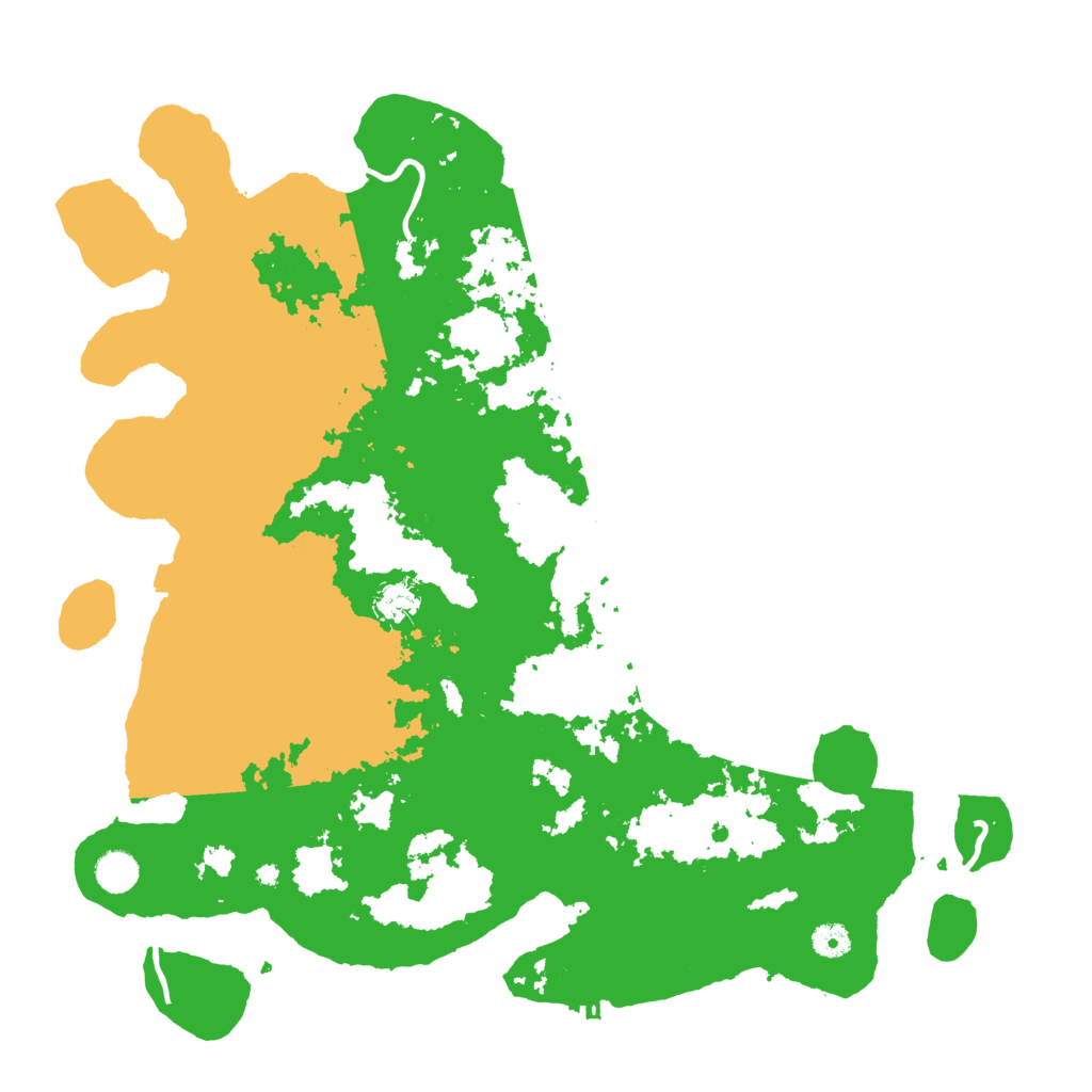 Biome Rust Map: Procedural Map, Size: 4500, Seed: 1895262196