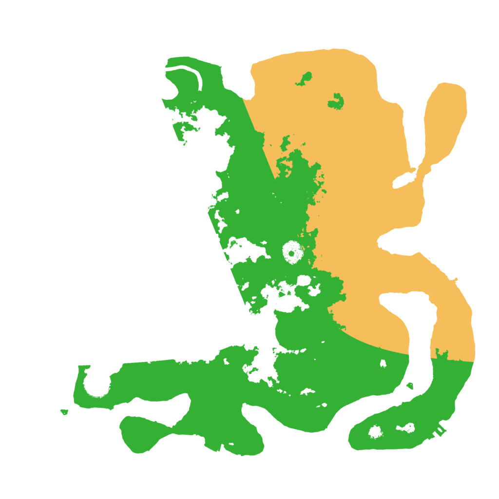 Biome Rust Map: Procedural Map, Size: 3500, Seed: 632405606