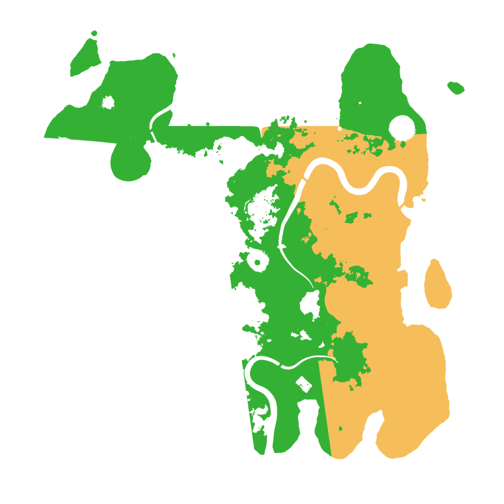 Biome Rust Map: Procedural Map, Size: 3500, Seed: 1258868191