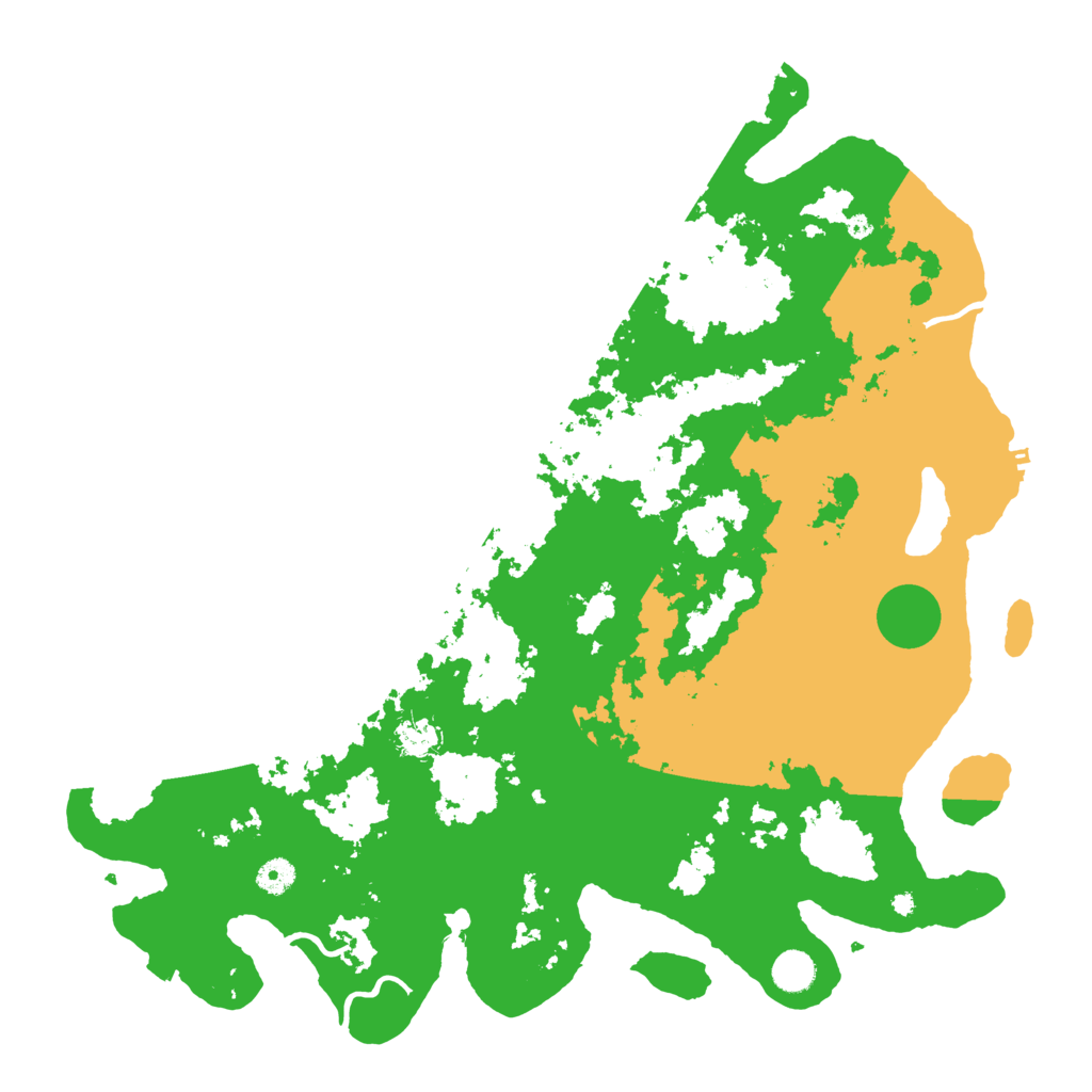 Biome Rust Map: Procedural Map, Size: 4500, Seed: 1024498803