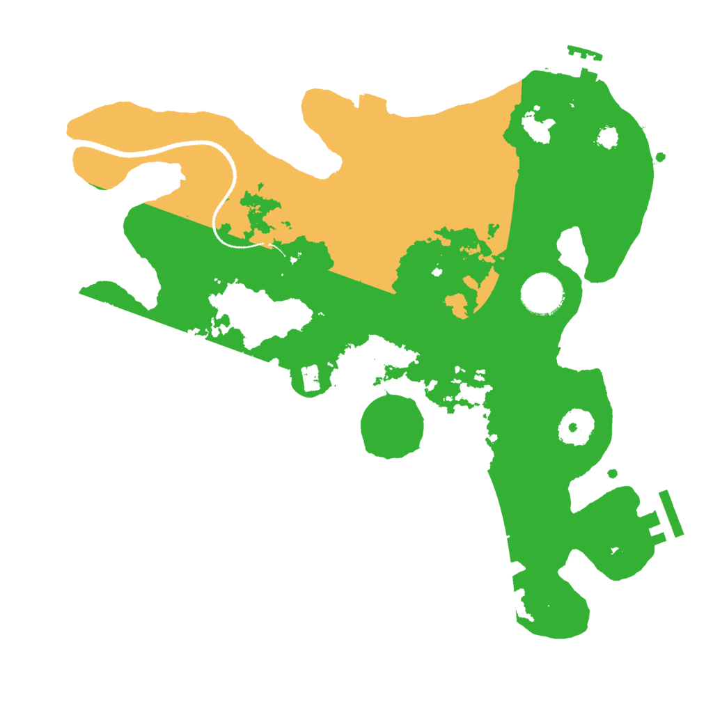 Biome Rust Map: Procedural Map, Size: 3000, Seed: 8942351