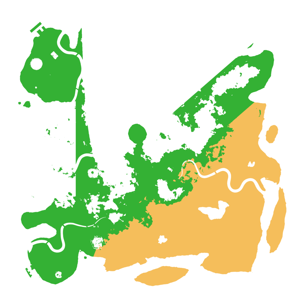 Biome Rust Map: Procedural Map, Size: 4500, Seed: 1421