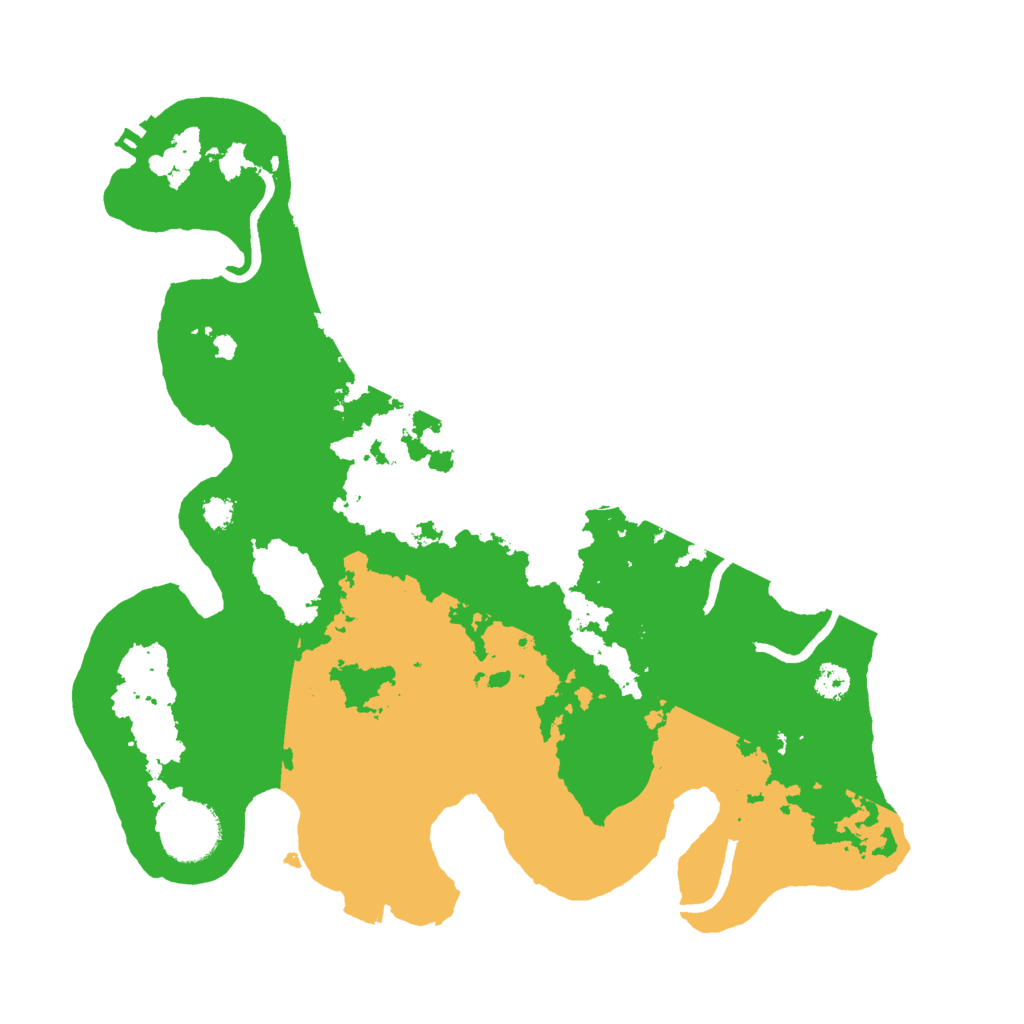 Biome Rust Map: Procedural Map, Size: 3000, Seed: 125285369