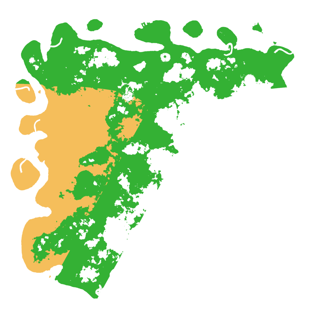 Biome Rust Map: Procedural Map, Size: 5000, Seed: 182794961