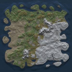Thumbnail Rust Map: Procedural Map, Size: 5000, Seed: 182794961, 19 Monuments