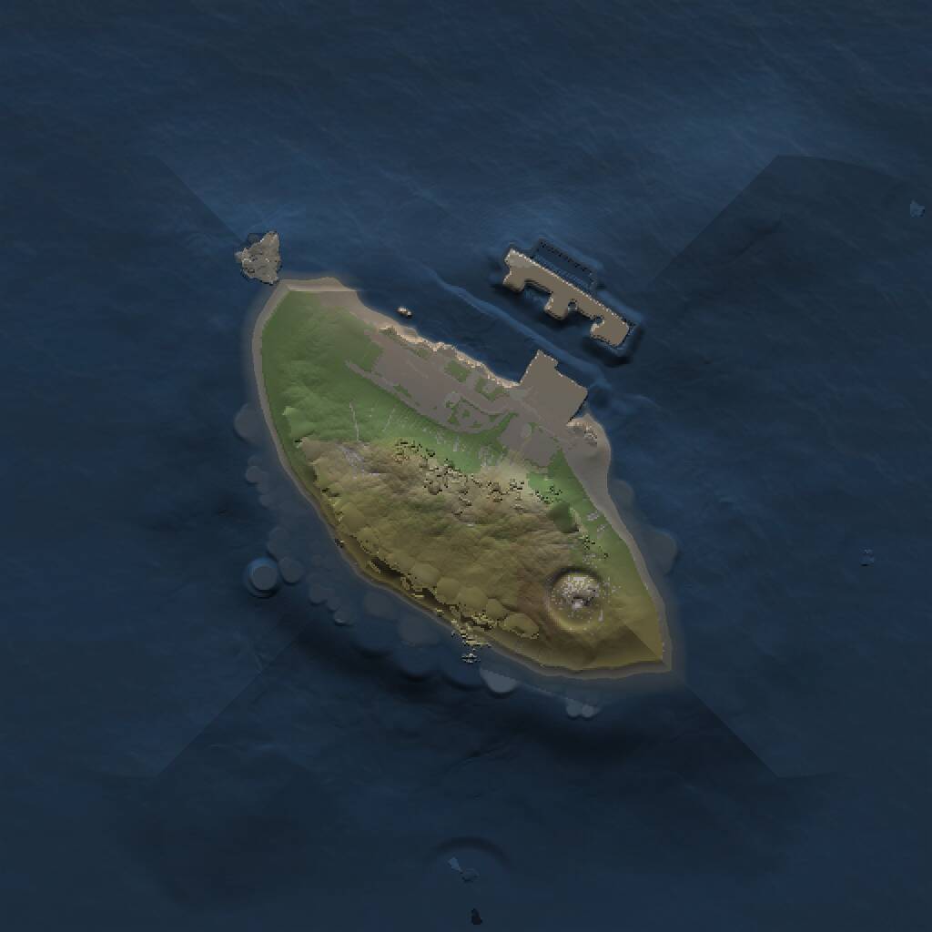 Rust Map: Procedural Map, Size: 1000, Seed: 2001503386, 2 Monuments