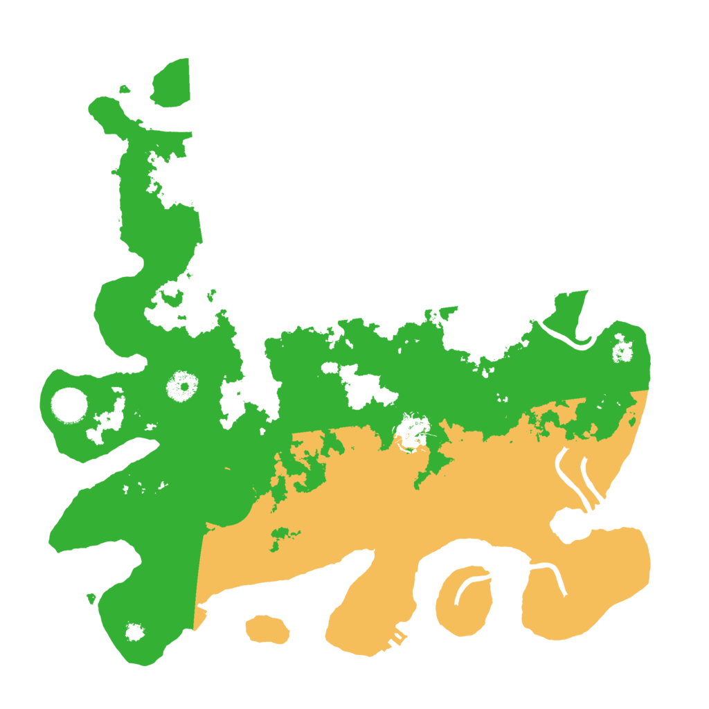 Biome Rust Map: Procedural Map, Size: 3500, Seed: 1338716270