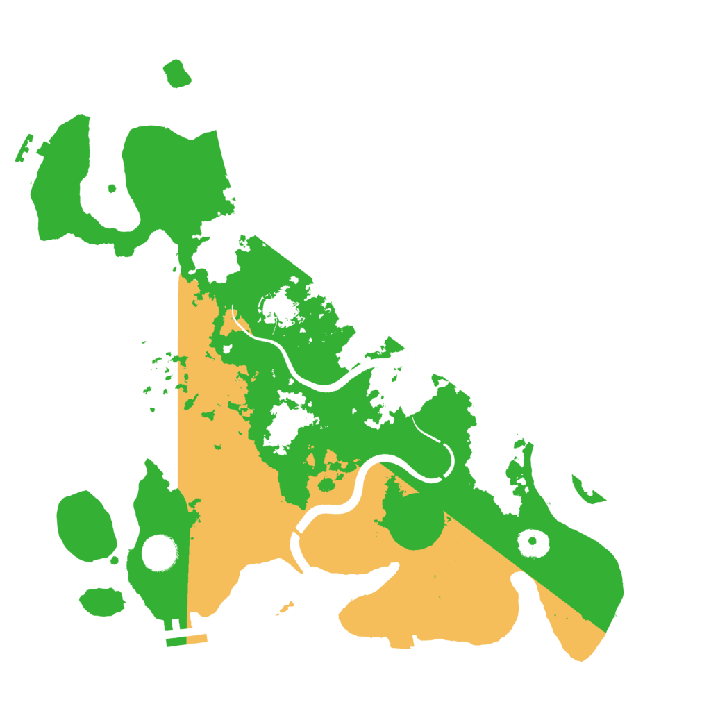 Biome Rust Map: Procedural Map, Size: 3500, Seed: 1253830472