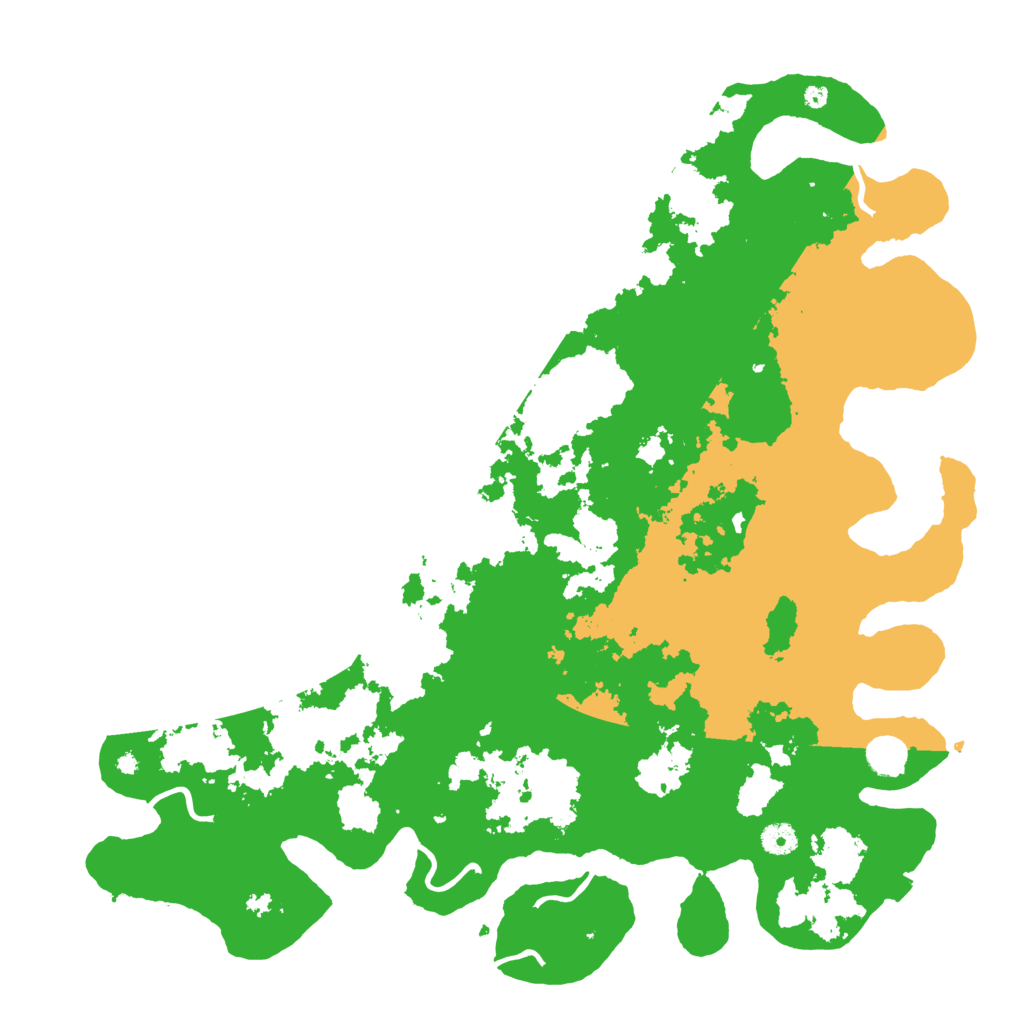 Biome Rust Map: Procedural Map, Size: 4500, Seed: 17364509