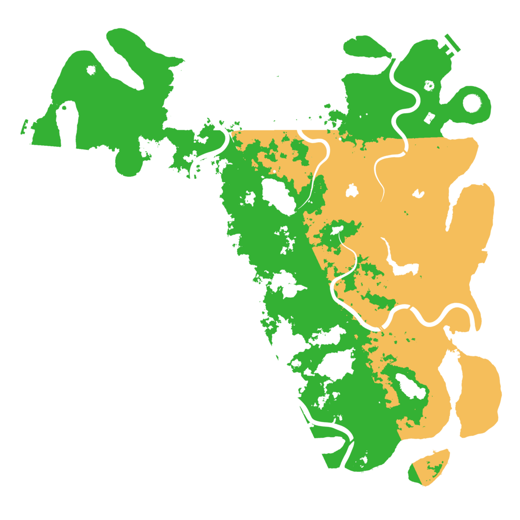 Biome Rust Map: Procedural Map, Size: 5000, Seed: 946052961