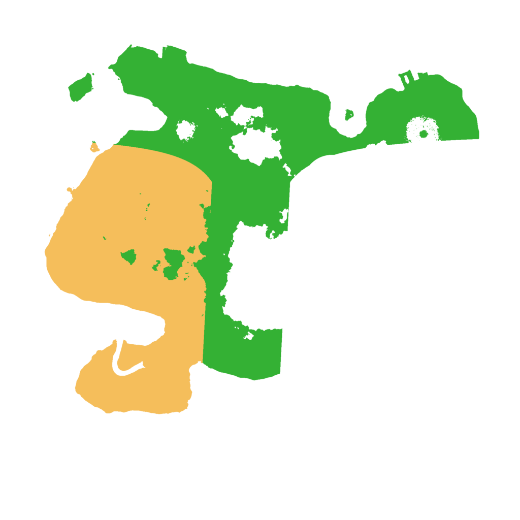 Biome Rust Map: Procedural Map, Size: 2500, Seed: 156269860