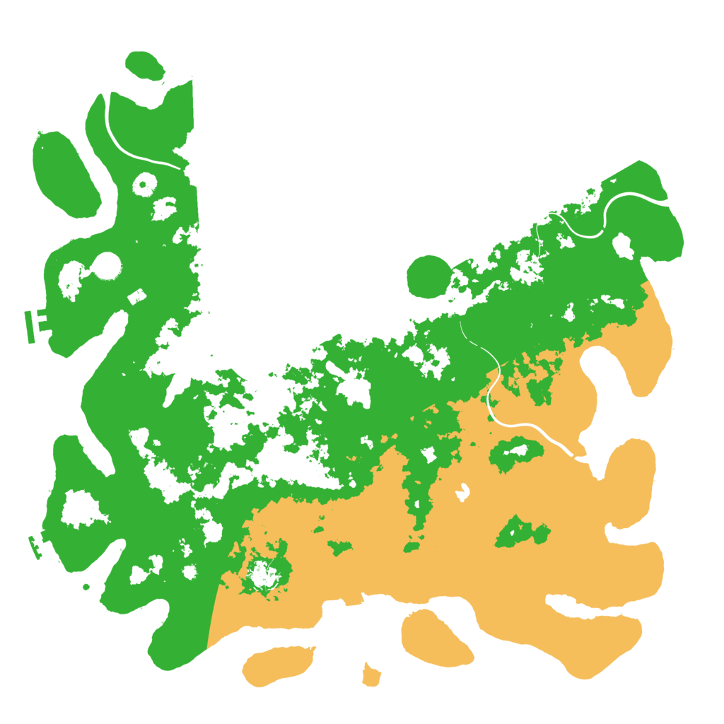 Biome Rust Map: Procedural Map, Size: 4500, Seed: 1043296859