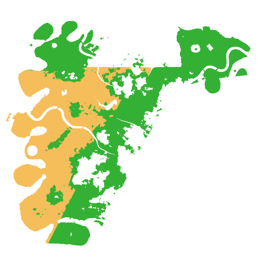 Biome Rust Map: Procedural Map, Size: 4500, Seed: 2141954789