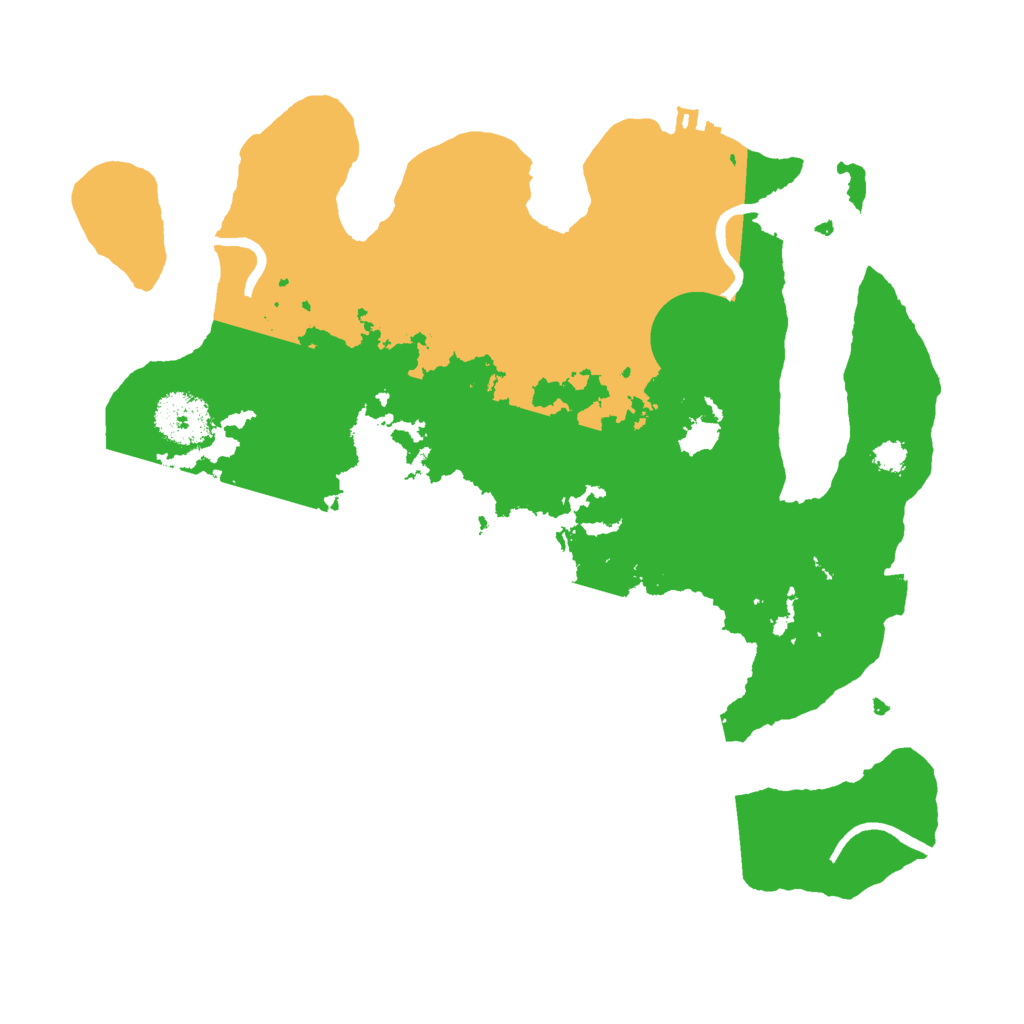 Biome Rust Map: Procedural Map, Size: 2905, Seed: 2147483647