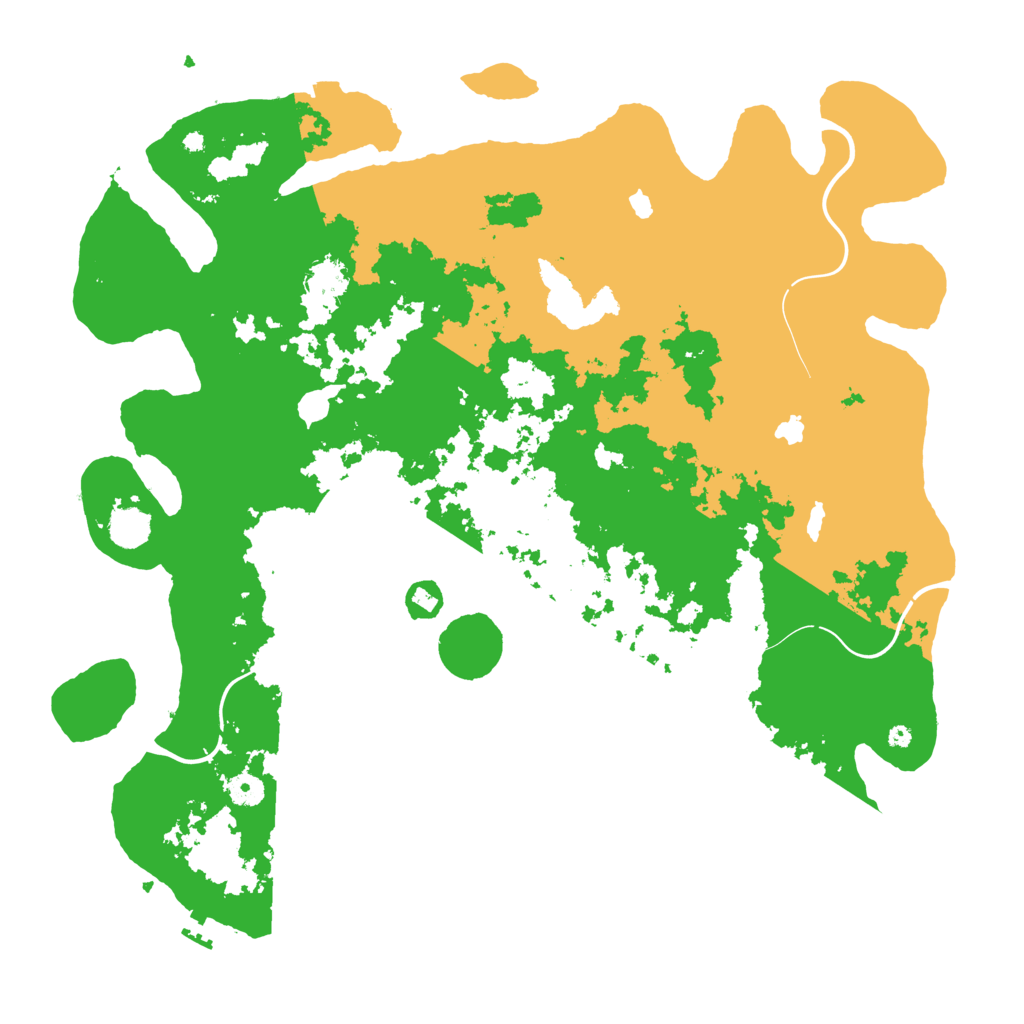 Biome Rust Map: Procedural Map, Size: 4500, Seed: 452934