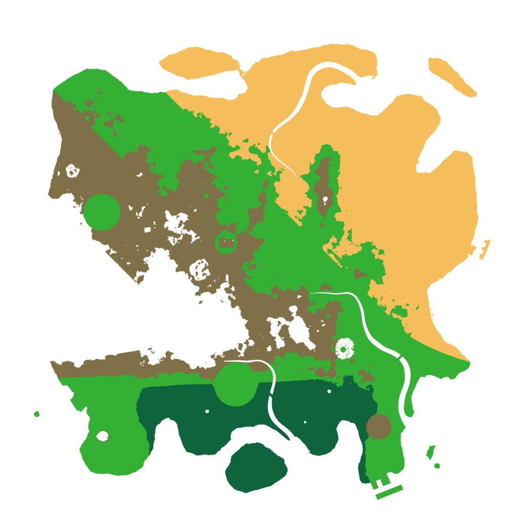 Biome Rust Map: Procedural Map, Size: 3750, Seed: 7032024