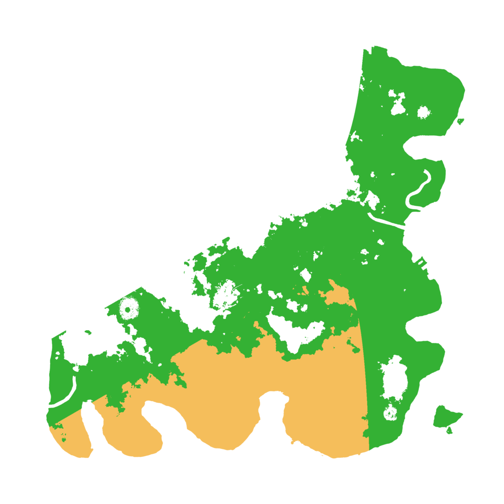 Biome Rust Map: Procedural Map, Size: 3700, Seed: 1167956278