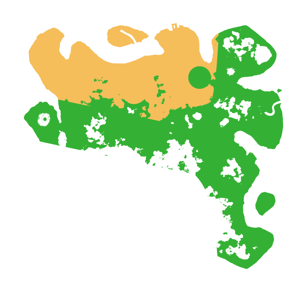 Biome Rust Map: Procedural Map, Size: 3500, Seed: 246196463