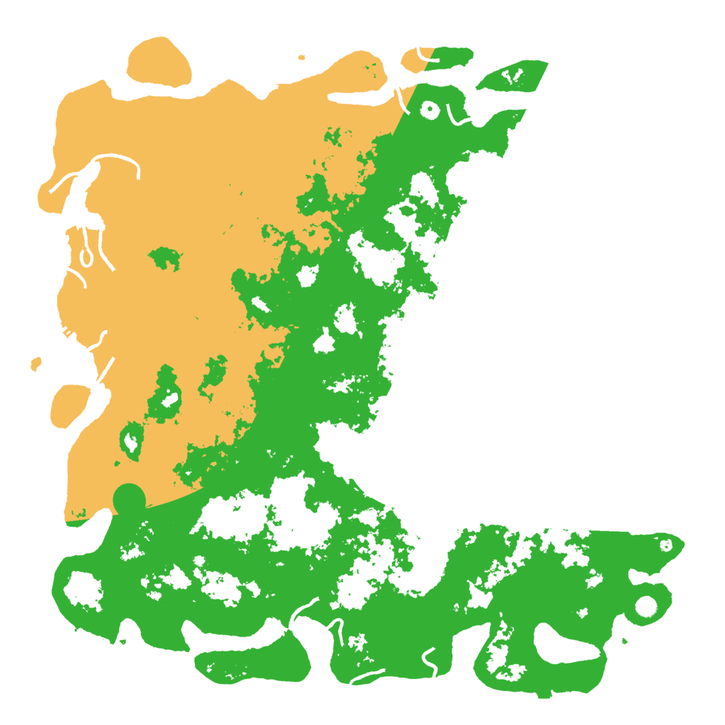 Biome Rust Map: Procedural Map, Size: 6000, Seed: 115728718