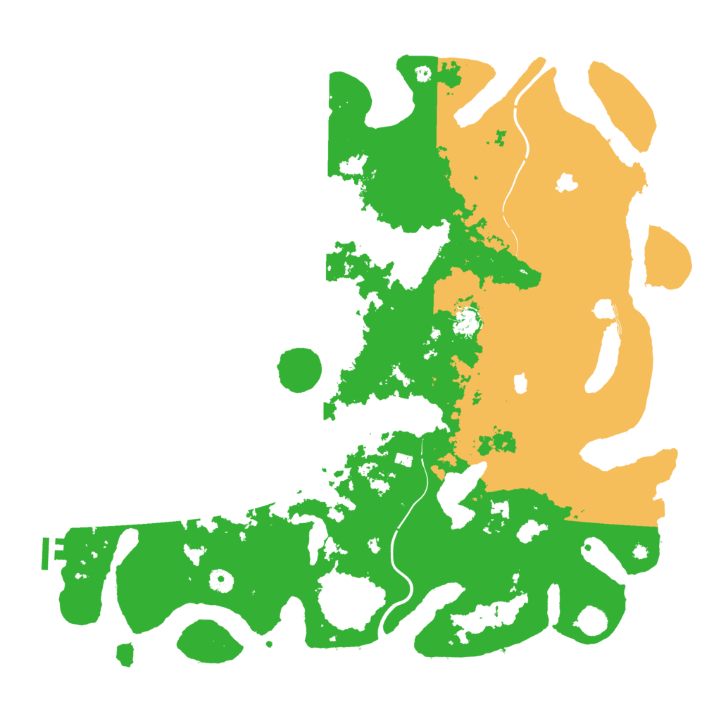 Biome Rust Map: Procedural Map, Size: 4500, Seed: 802489495