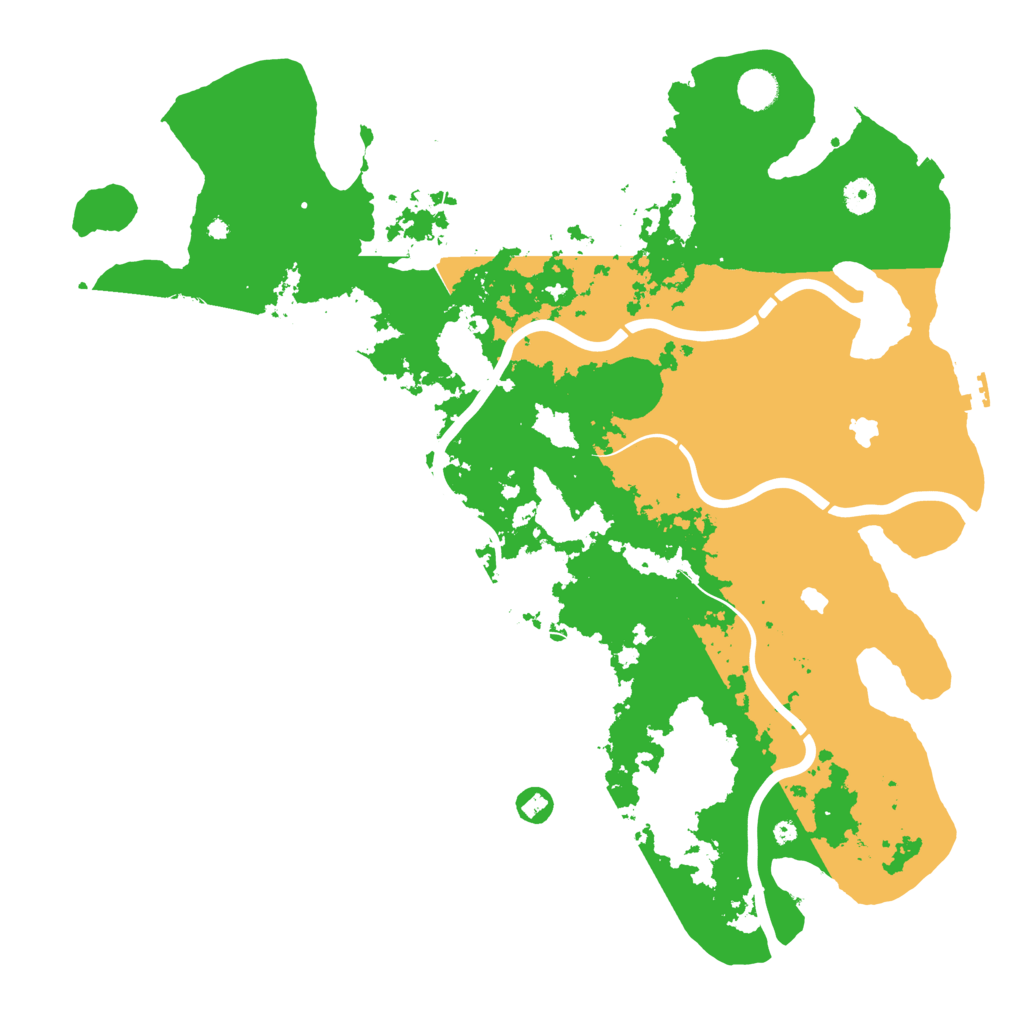 Biome Rust Map: Procedural Map, Size: 4500, Seed: 7776777