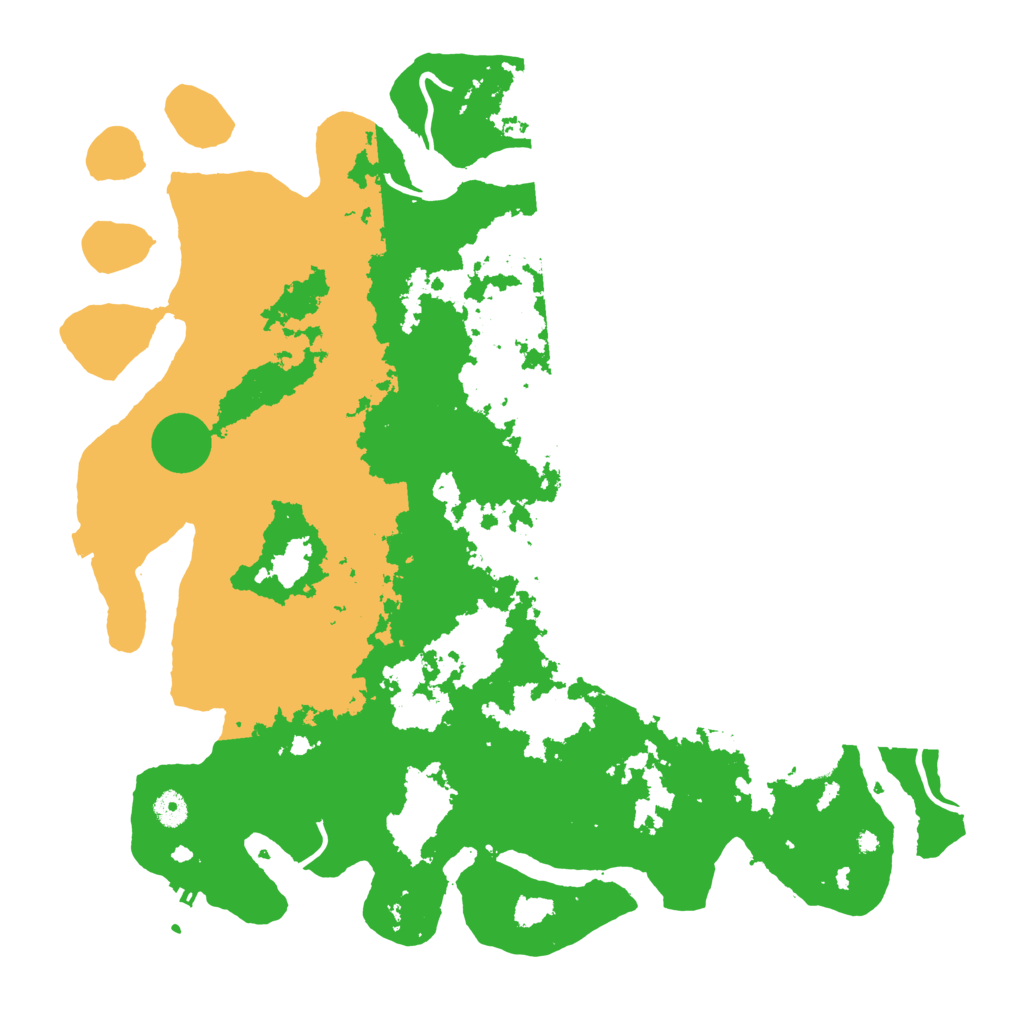 Biome Rust Map: Procedural Map, Size: 4500, Seed: 439110389