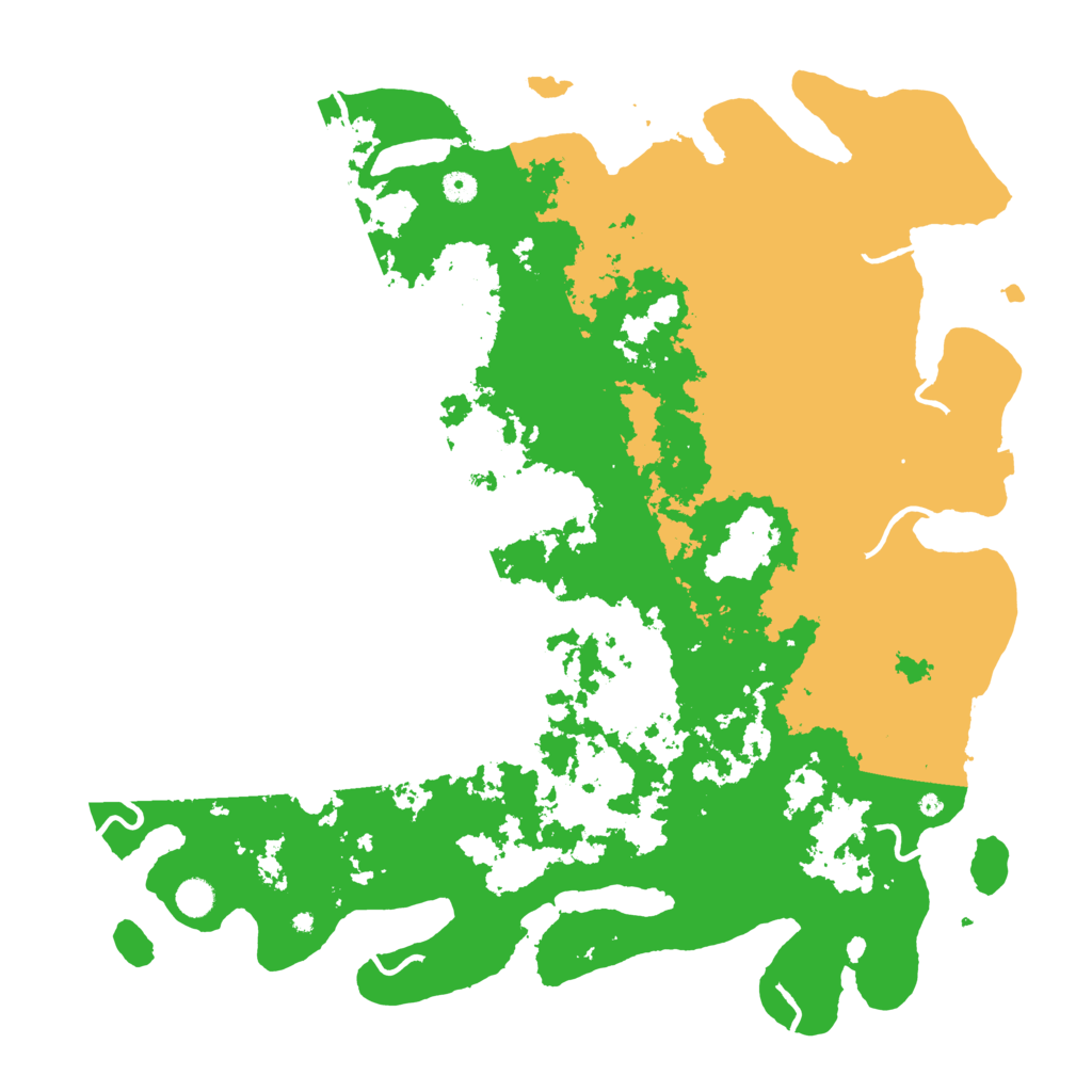 Biome Rust Map: Procedural Map, Size: 5000, Seed: 954412267