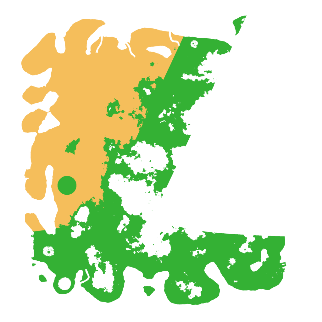 Biome Rust Map: Procedural Map, Size: 4500, Seed: 522414556