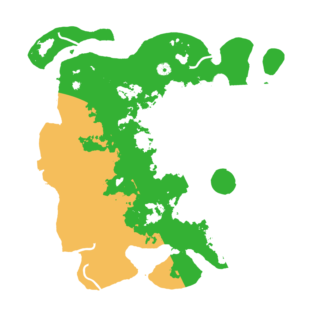 Biome Rust Map: Procedural Map, Size: 3500, Seed: 15542400
