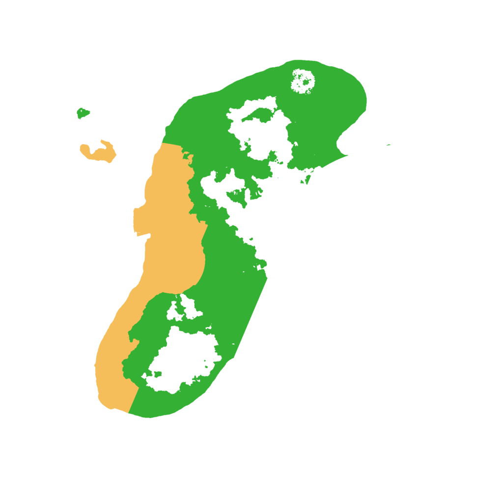 Biome Rust Map: Procedural Map, Size: 2100, Seed: 23