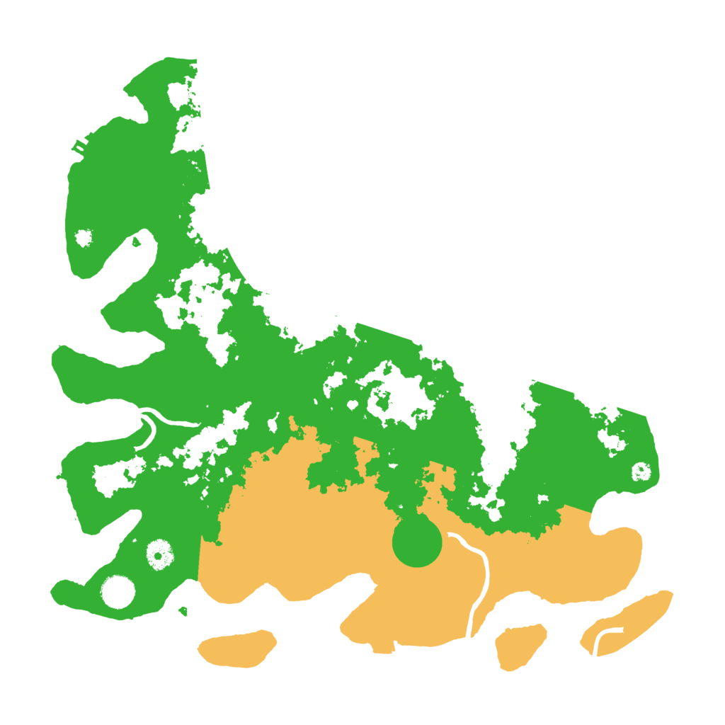 Biome Rust Map: Procedural Map, Size: 3825, Seed: 74892516