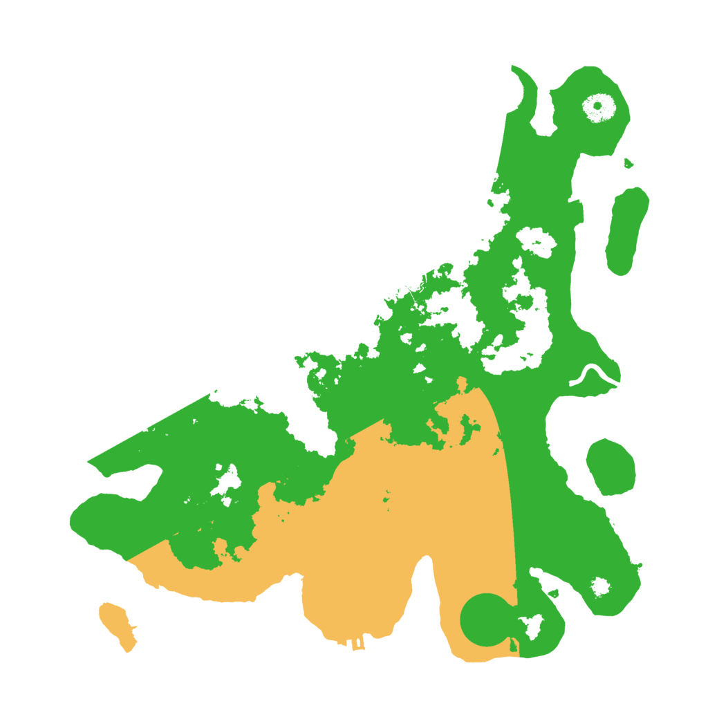 Biome Rust Map: Procedural Map, Size: 3500, Seed: 523786473