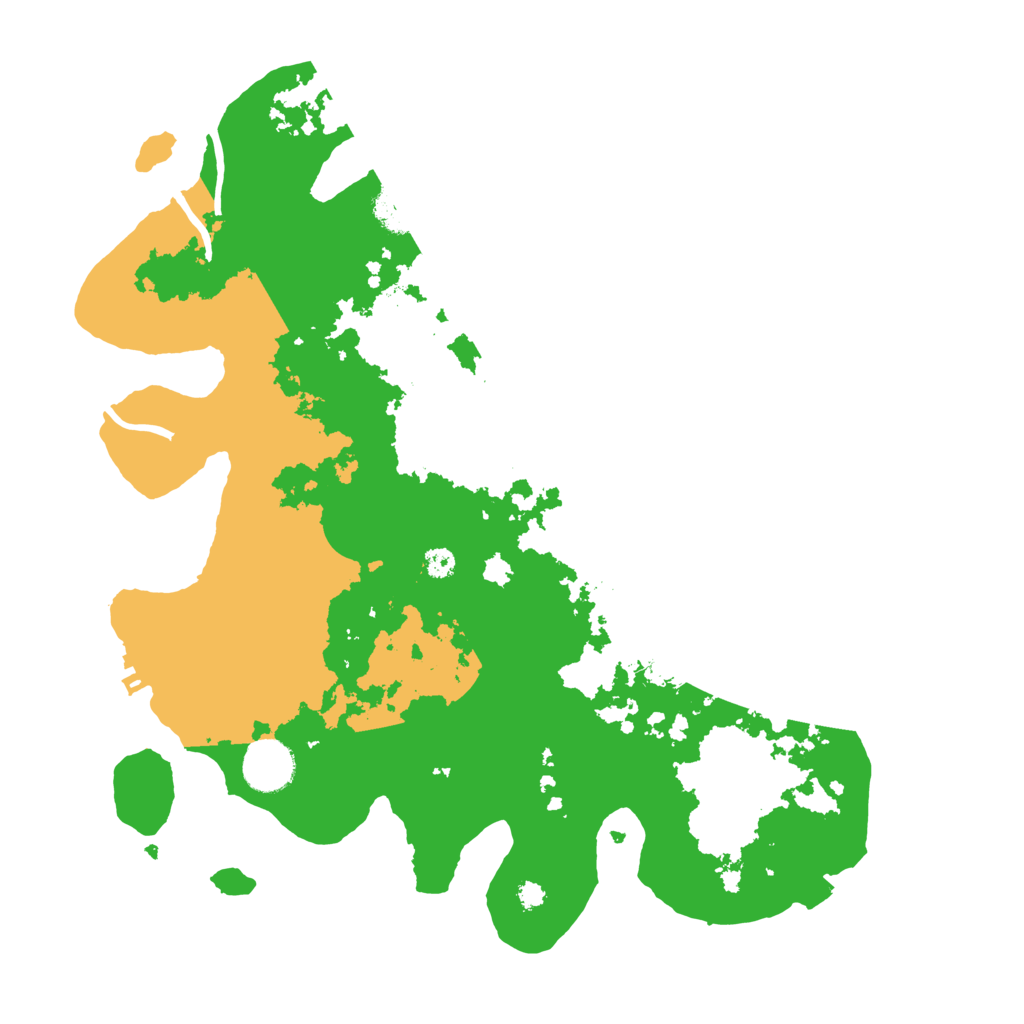 Biome Rust Map: Procedural Map, Size: 3500, Seed: 598320217