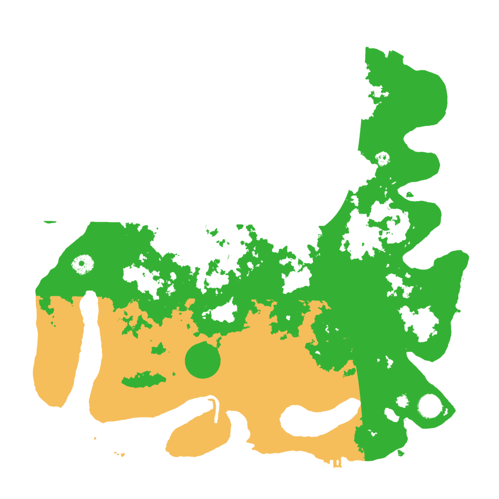 Biome Rust Map: Procedural Map, Size: 3700, Seed: 87495