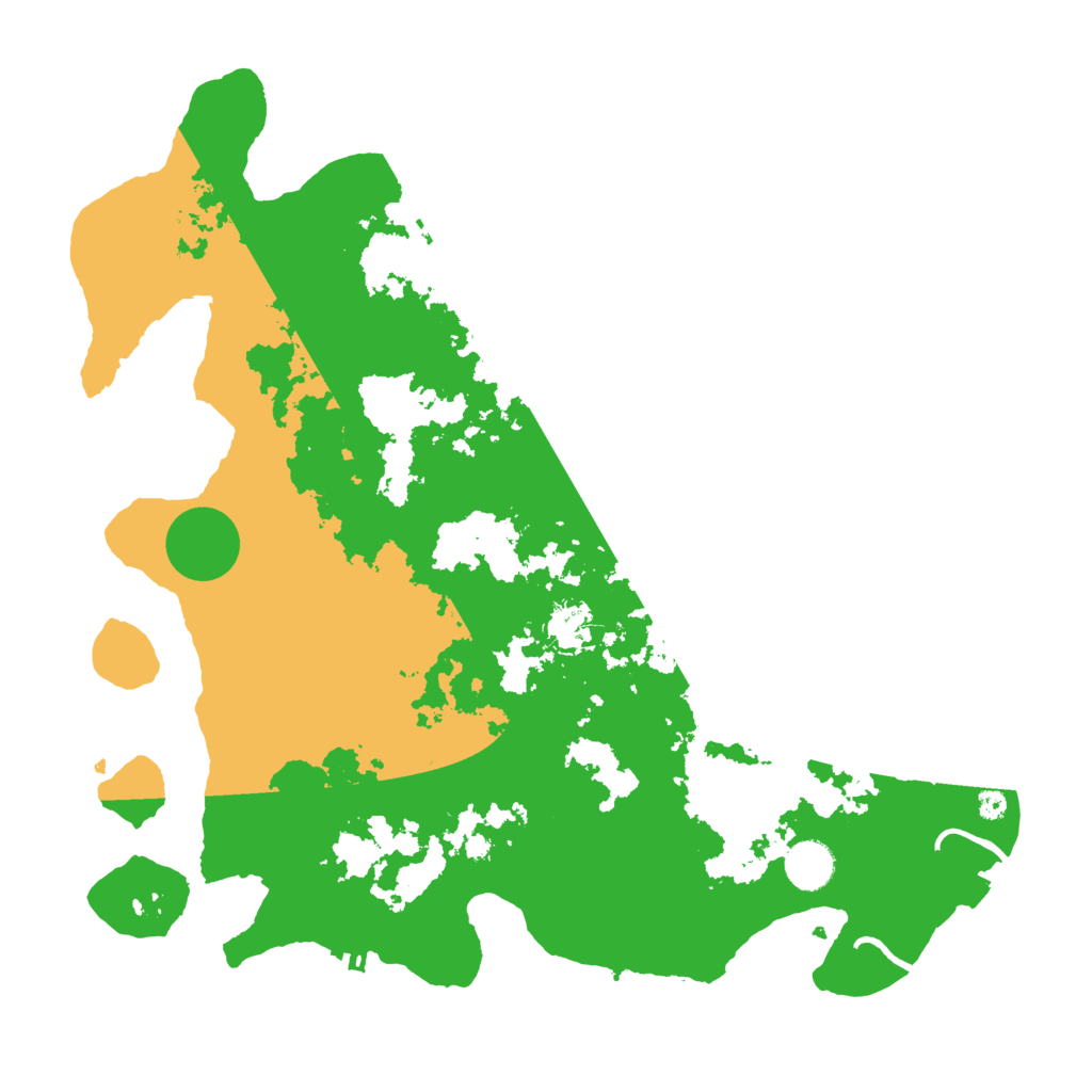 Biome Rust Map: Procedural Map, Size: 3900, Seed: 123