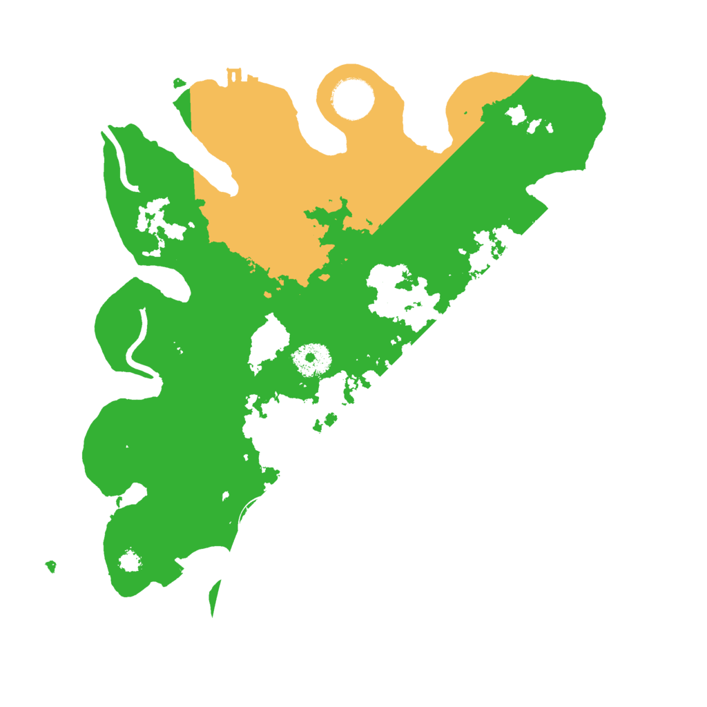 Biome Rust Map: Procedural Map, Size: 3000, Seed: 696509440
