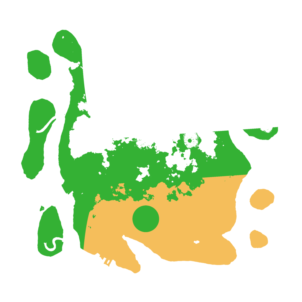 Biome Rust Map: Procedural Map, Size: 3000, Seed: 538096021