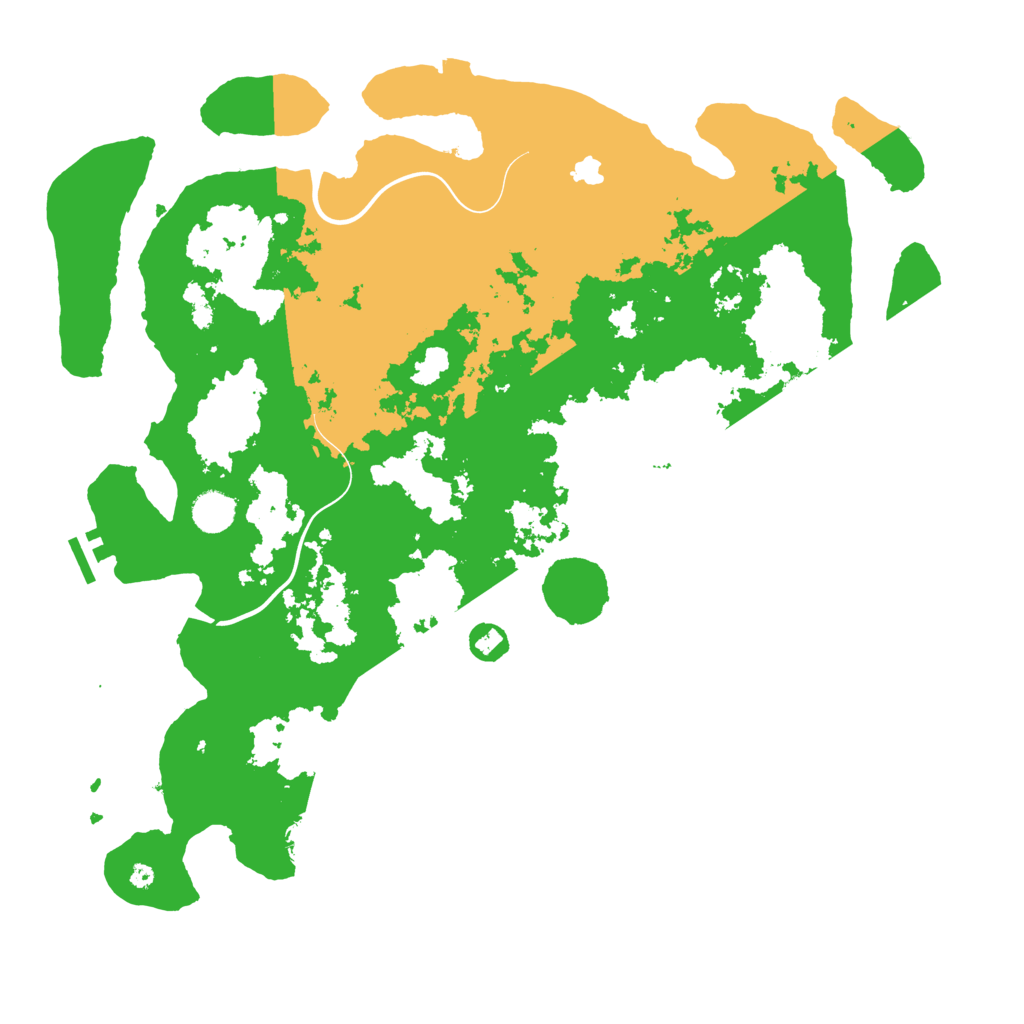 Biome Rust Map: Procedural Map, Size: 4300, Seed: 16