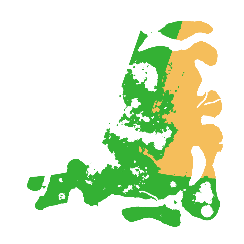 Biome Rust Map: Procedural Map, Size: 3600, Seed: 1501