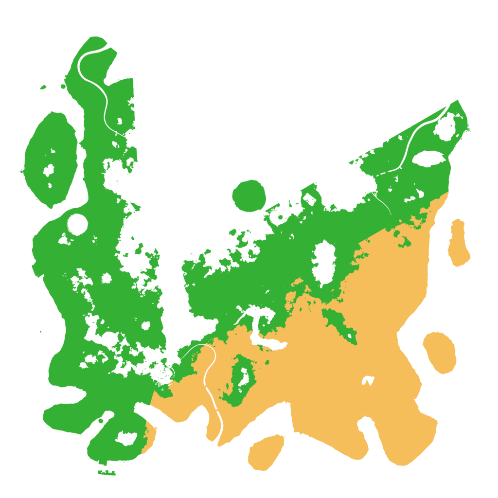 Biome Rust Map: Procedural Map, Size: 4254, Seed: 684838876